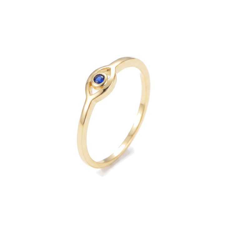 Blue Evil Eye Ring