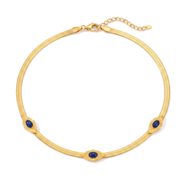 Gold Evil Eye Choker