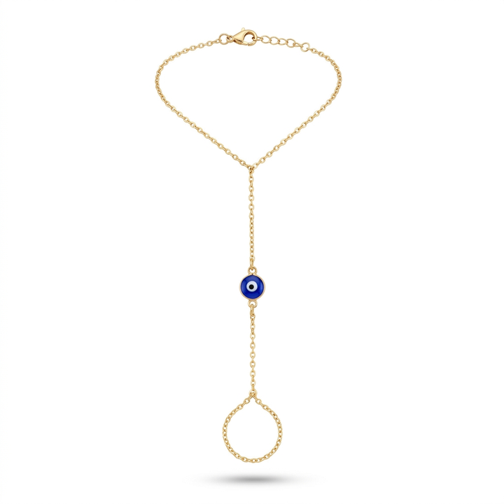 Blue Evil Eye Hand Chain