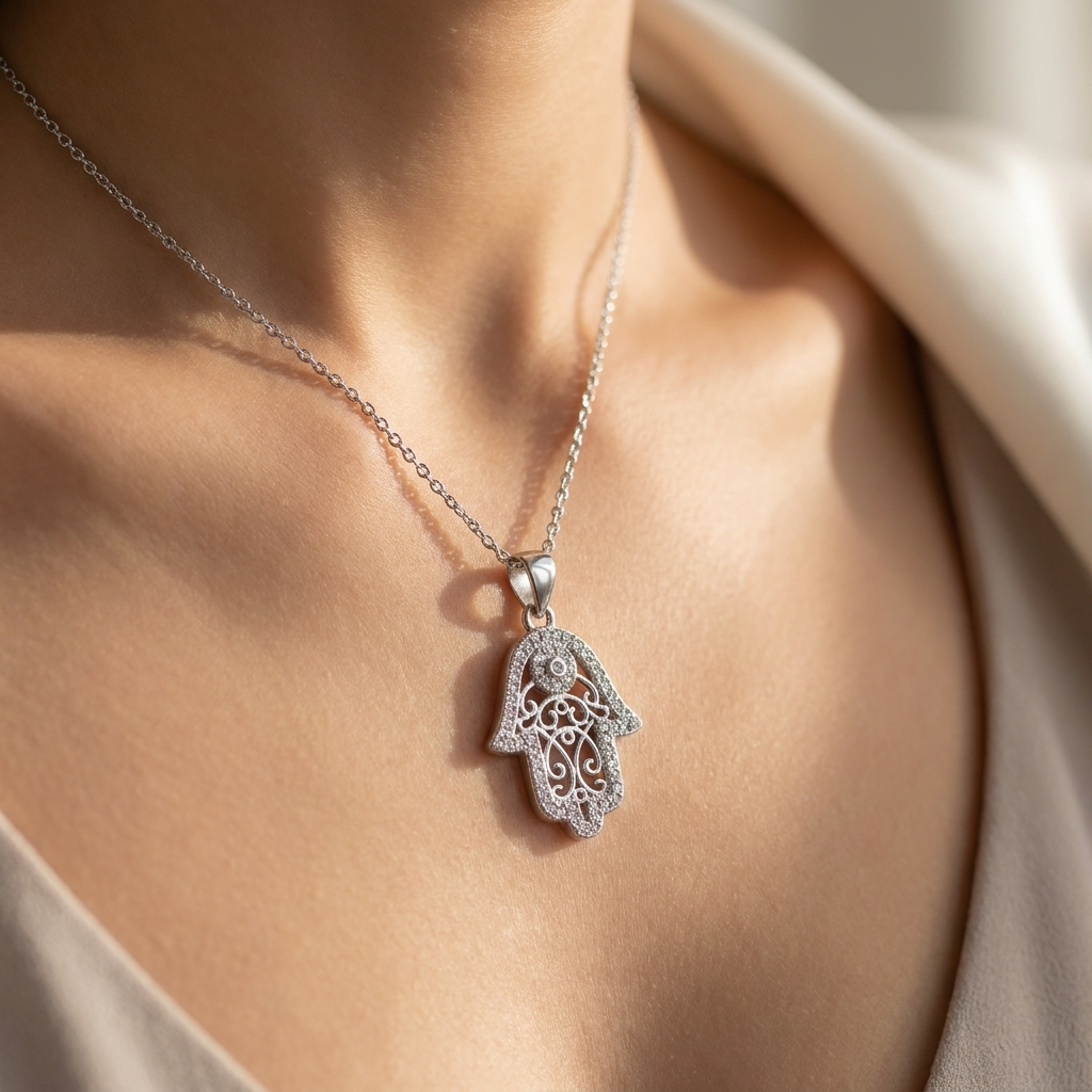 Evil Eye Hamsa Necklace