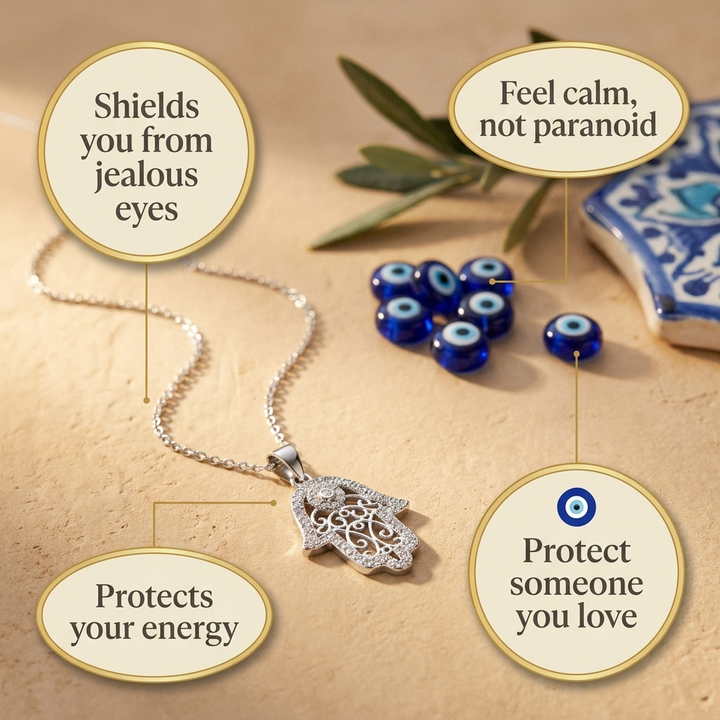 Evil Eye Hamsa Necklace