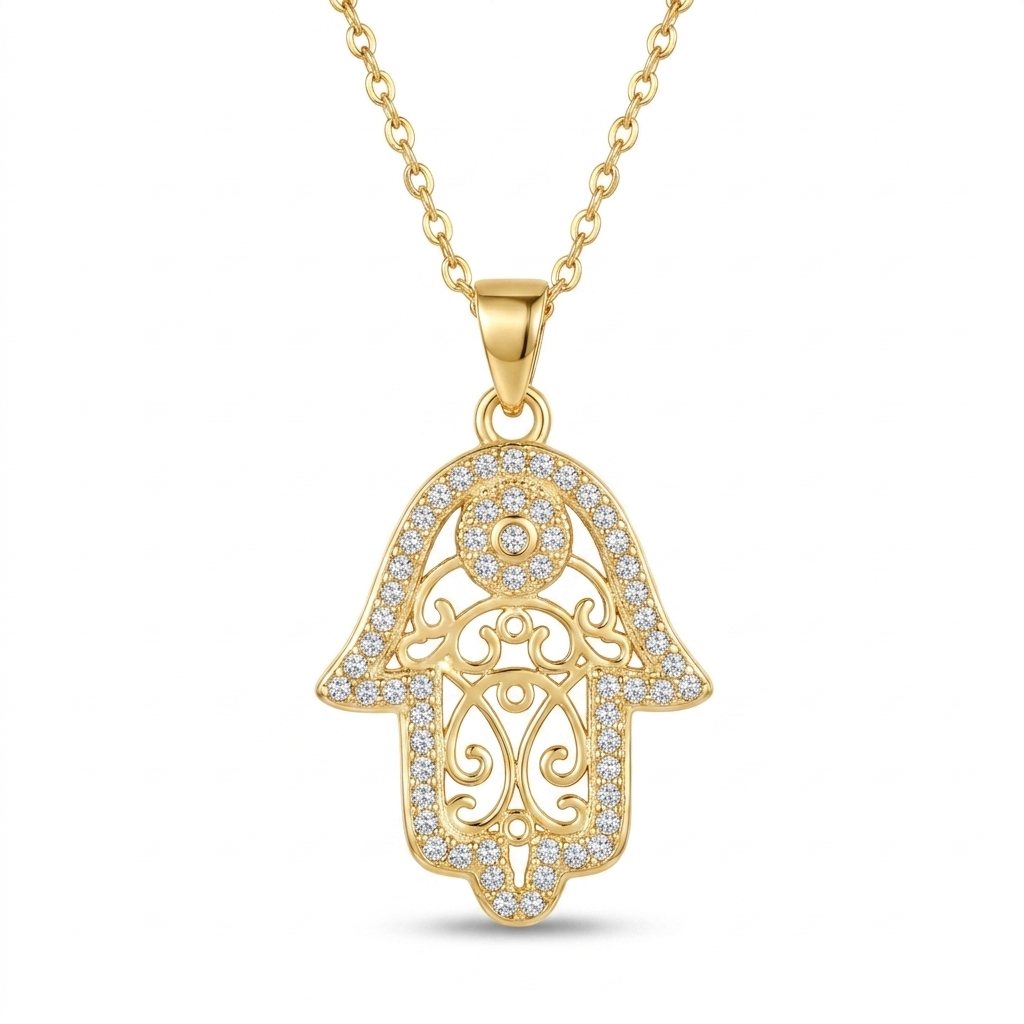 Evil Eye Hamsa Necklace