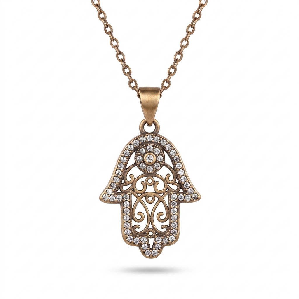 Evil Eye Hamsa Necklace