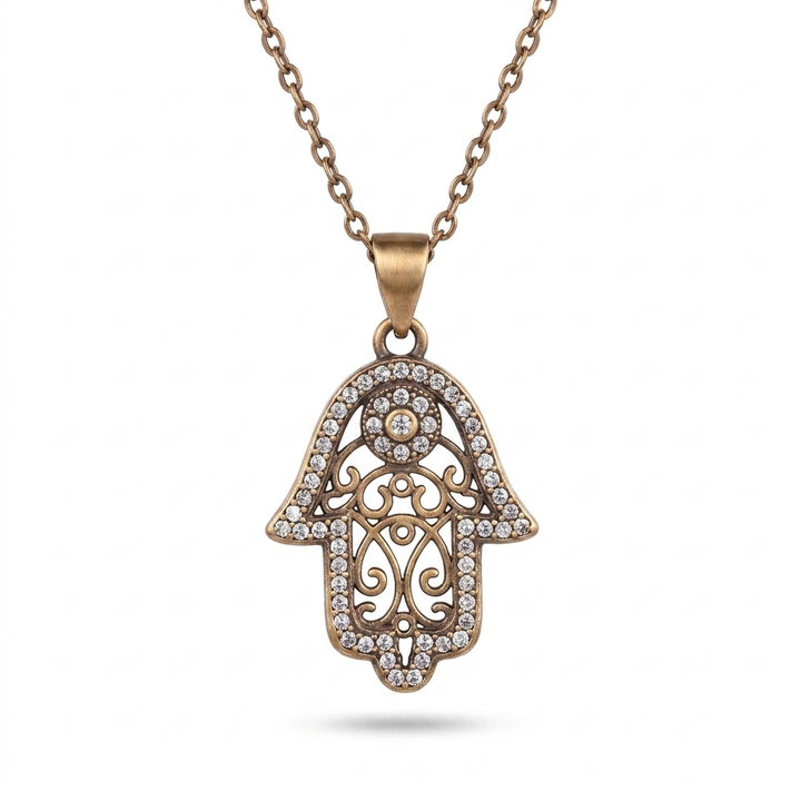 Evil Eye Hamsa Necklace