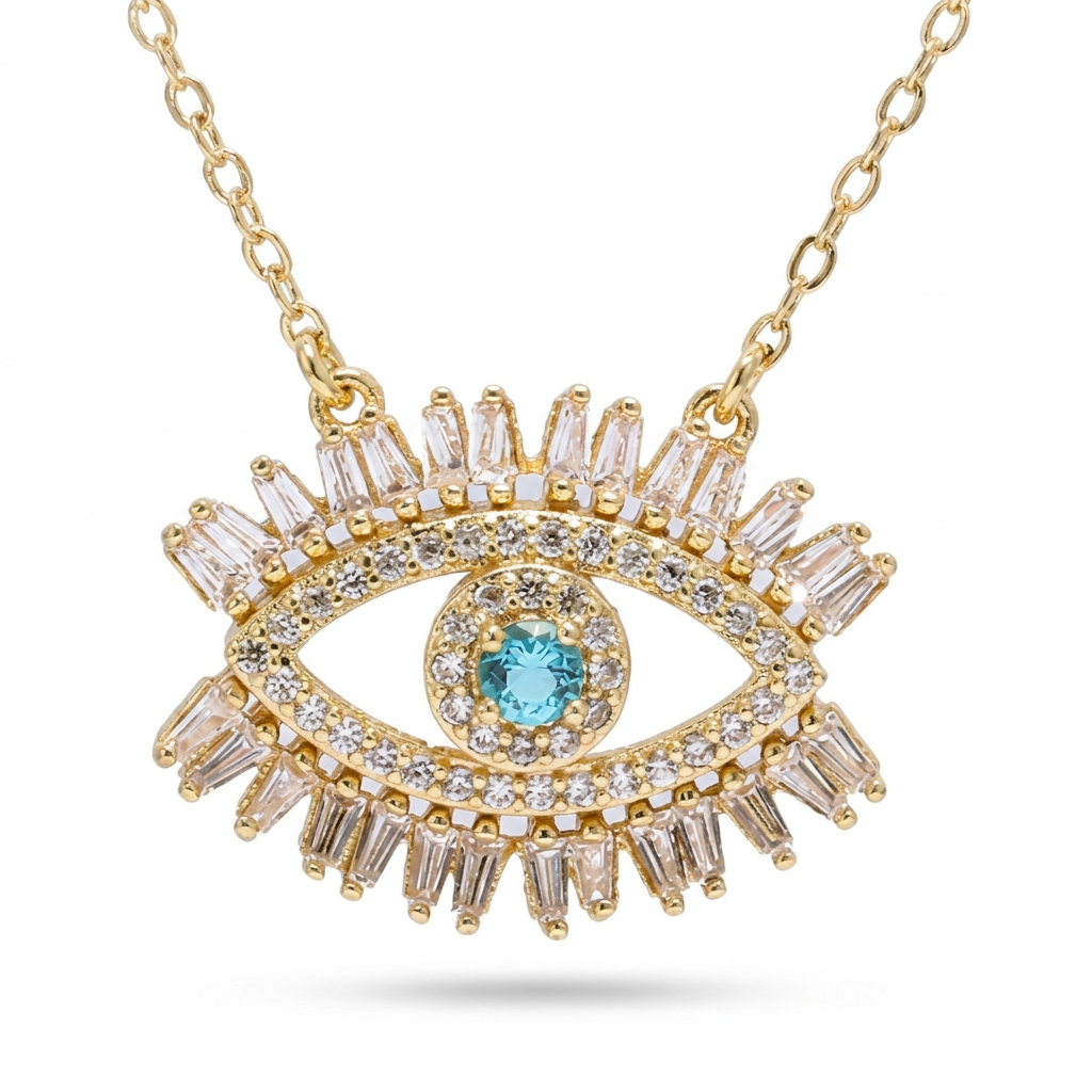 Blue Evil Eye Necklace