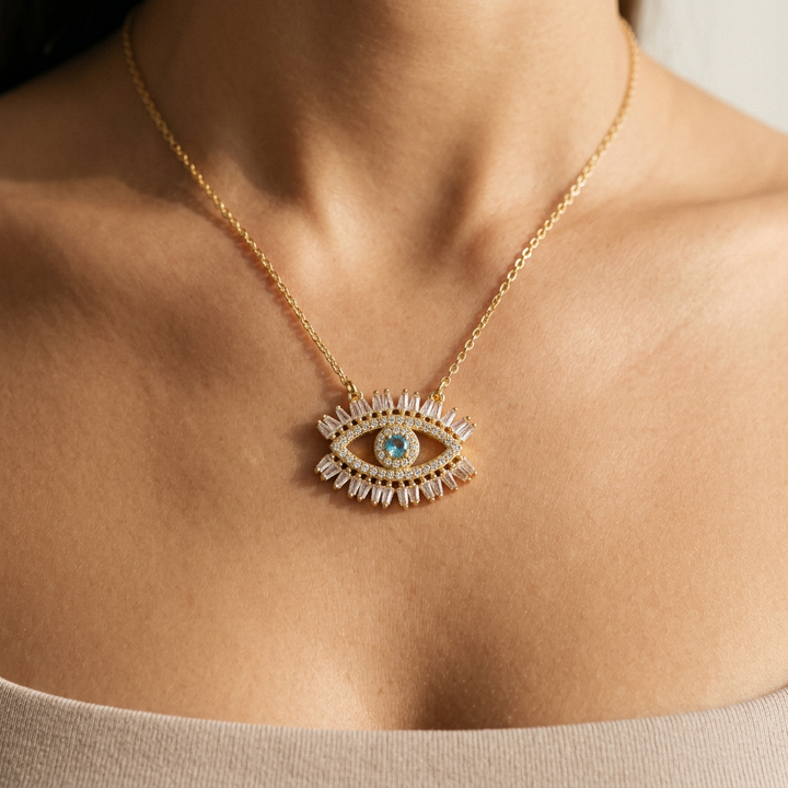 Blue Evil Eye Necklace