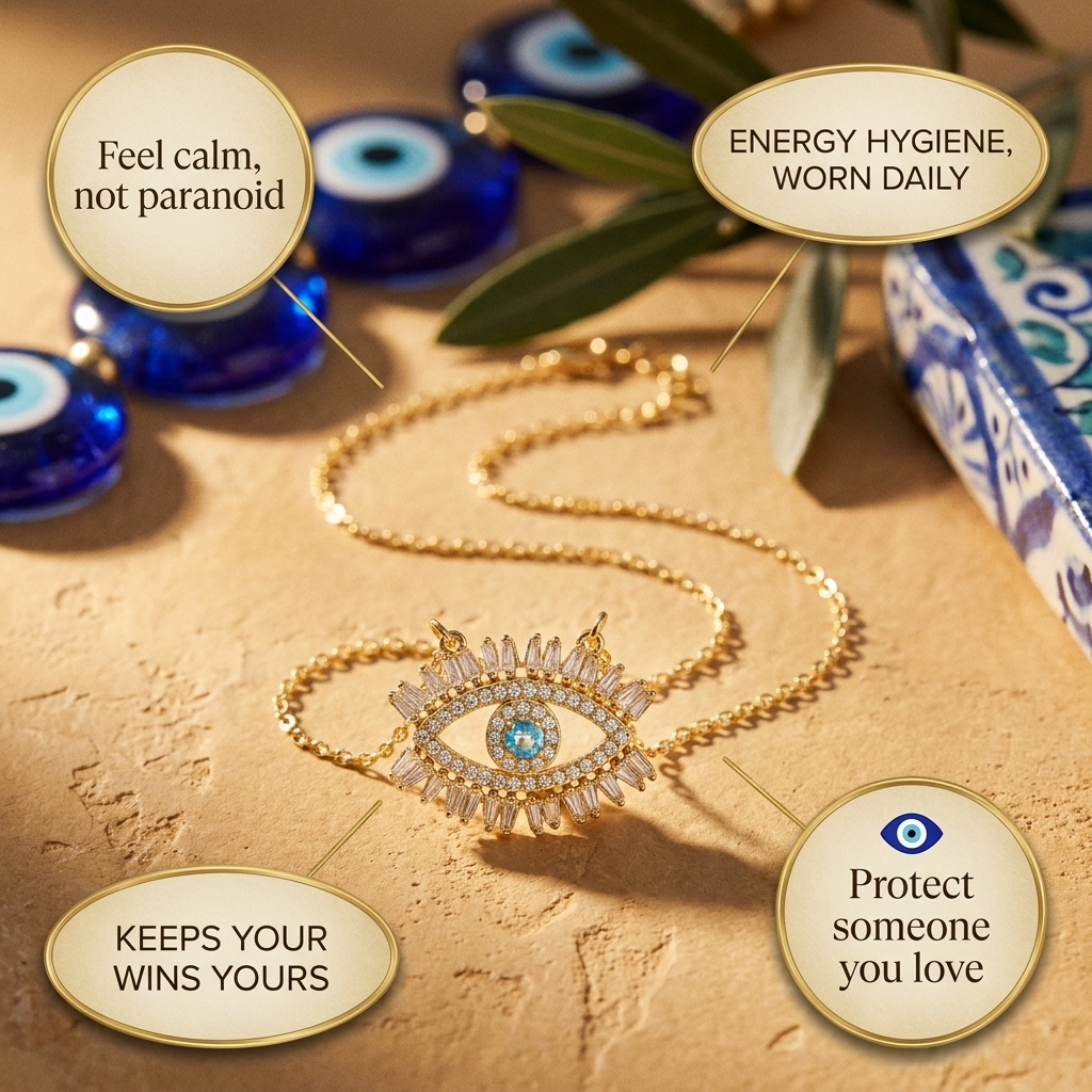 Blue Evil Eye Necklace