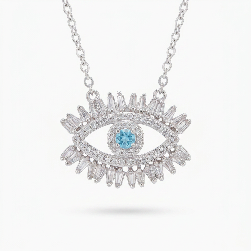 Blue Evil Eye Necklace
