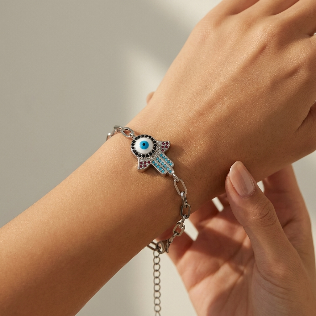 Blue Evil Eye Bracelet