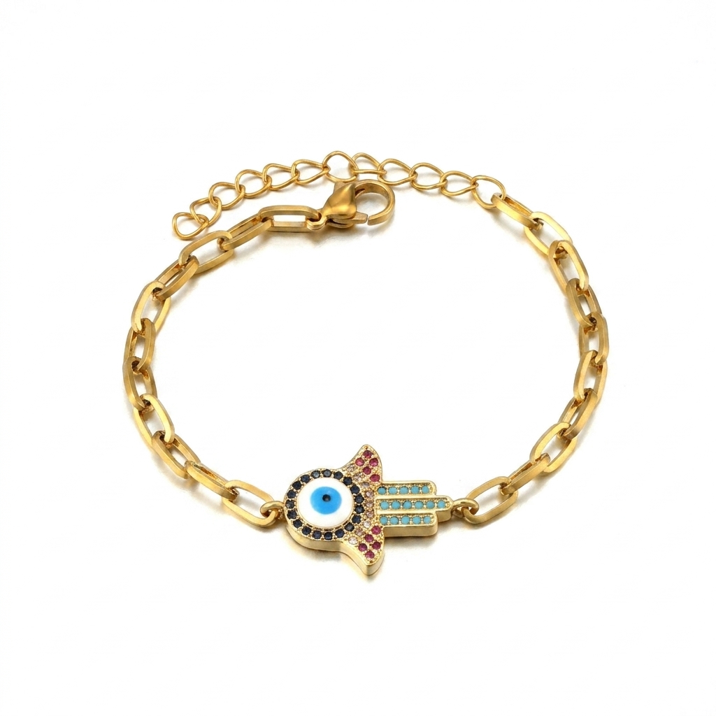 Blue Evil Eye Bracelet