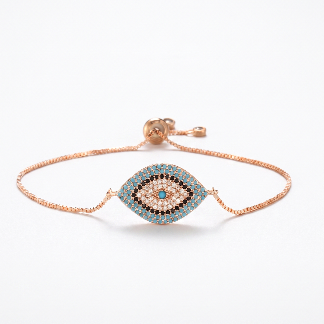 Turquoise Evil Eye Bracelet