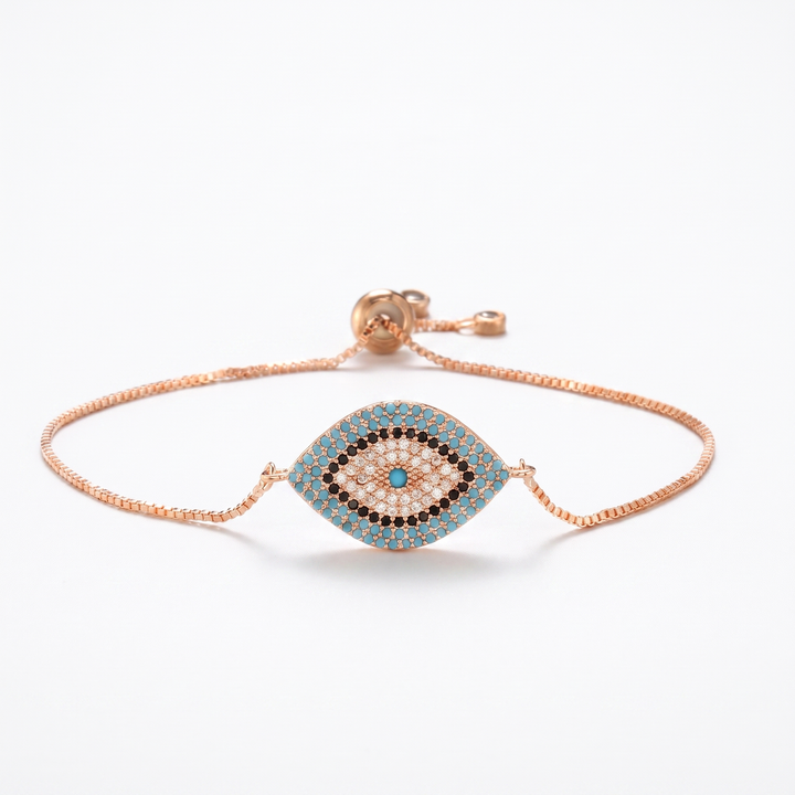 Turquoise Evil Eye Bracelet