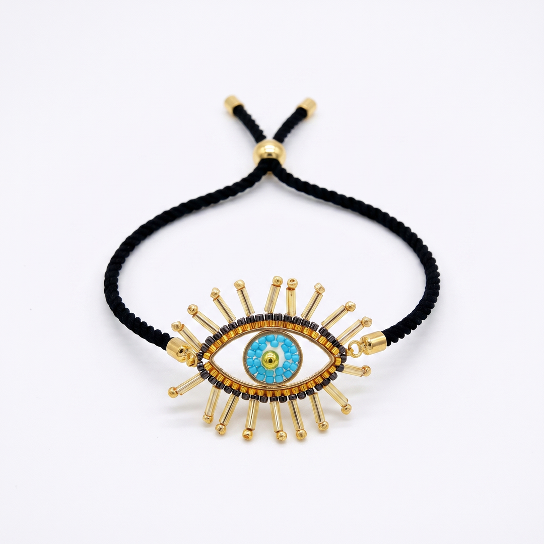 Beaded Evil Eye Bracelet