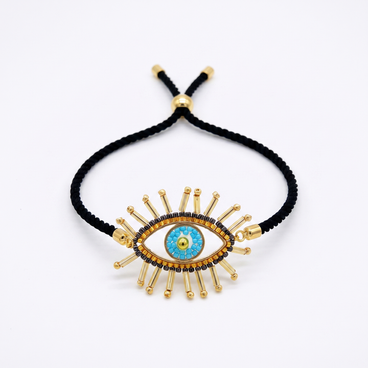 Beaded Evil Eye Bracelet