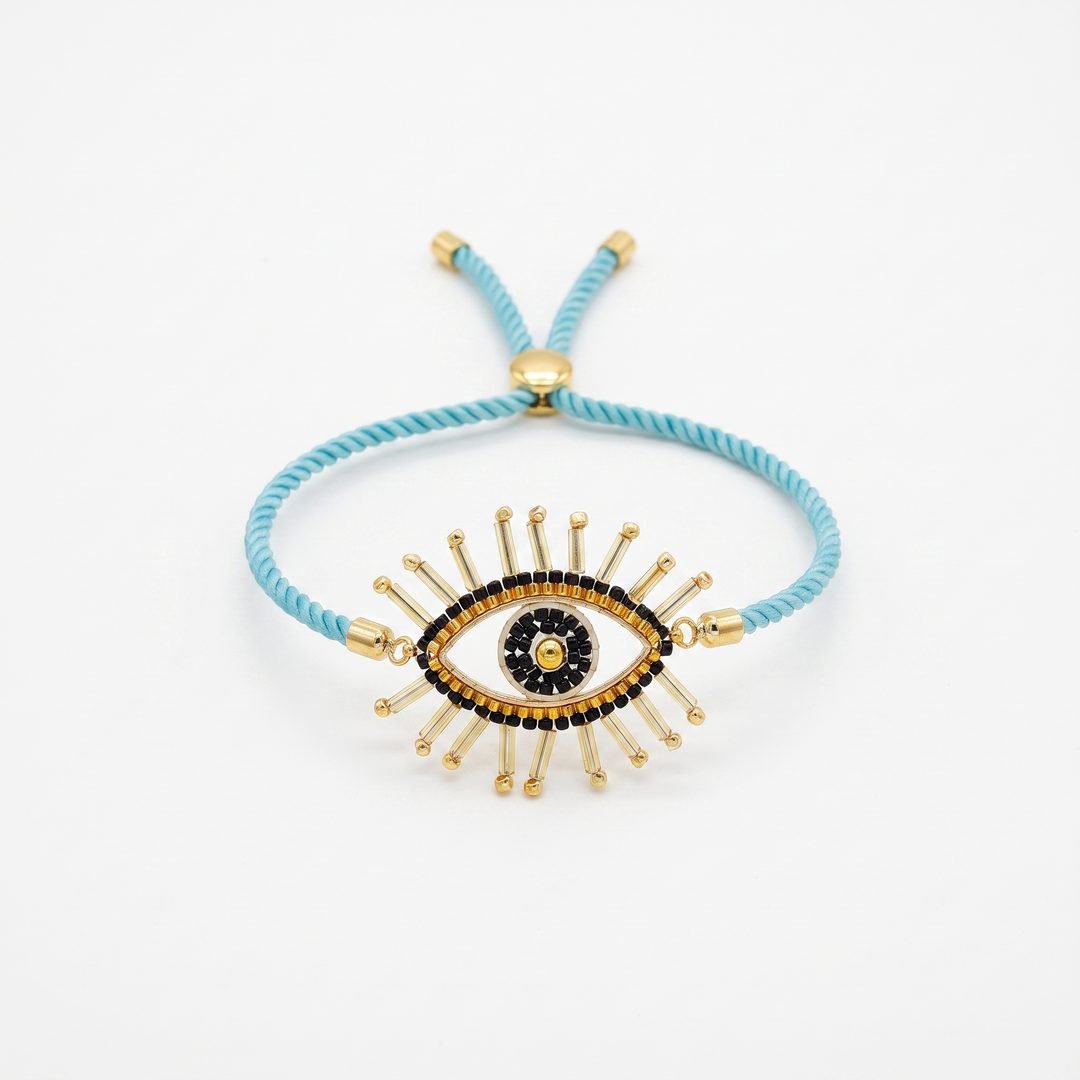 Beaded Evil Eye Bracelet