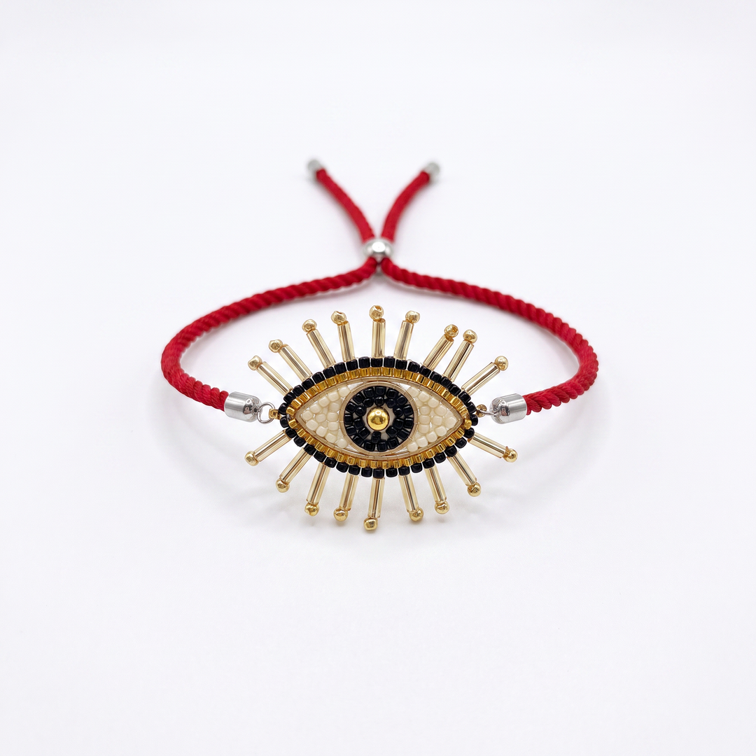 Beaded Evil Eye Bracelet