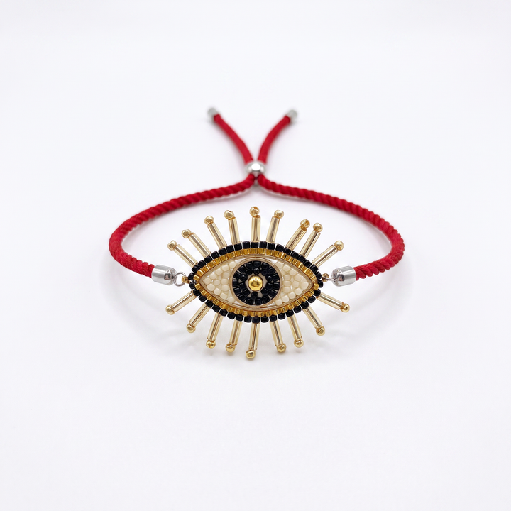 Beaded Evil Eye Bracelet