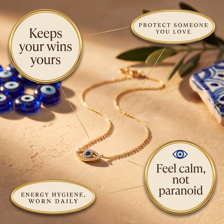 Blue Evil Eye Necklace