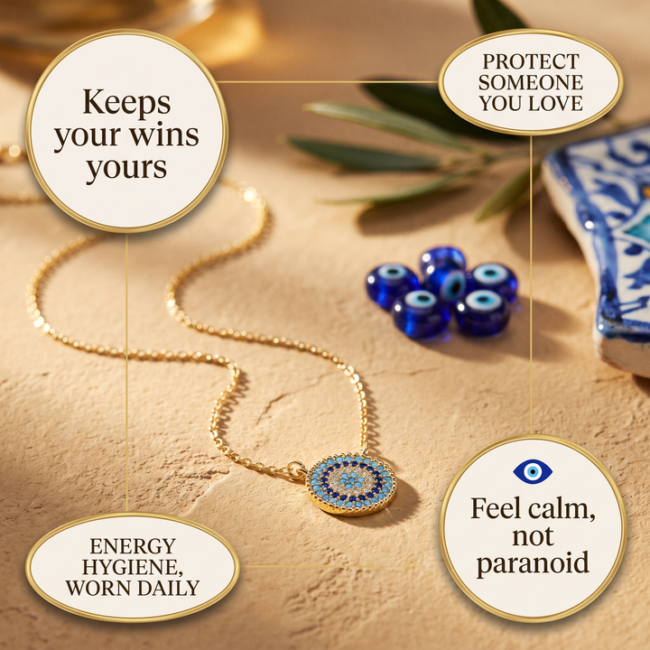 Blue Evil Eye Necklace