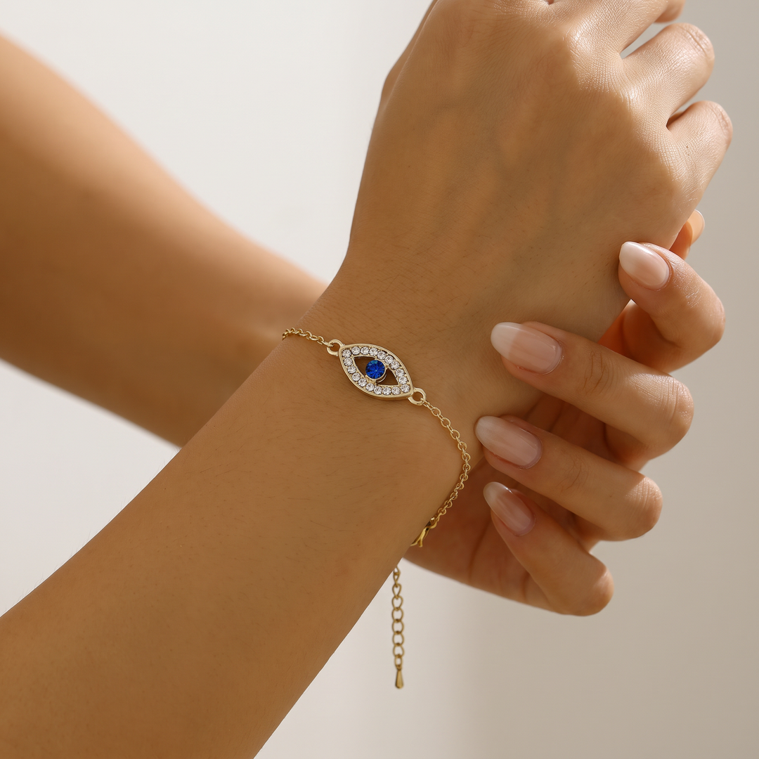 Marquise Evil Eye Bracelet
