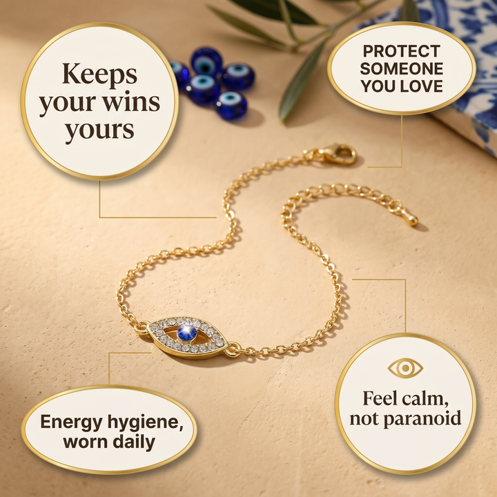 Marquise Evil Eye Bracelet